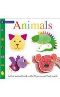 Alphaprints Animals Flash Card Book