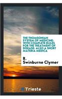 The Thomsonian System of Medicine