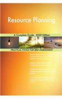 Resource Planning A Complete Guide - 2020 Edition