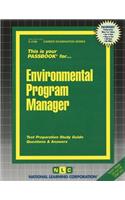 Environmental Program Manager: Passbooks Study Guide