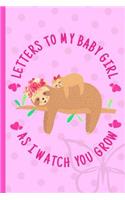 Letters to my baby girl as I watch you grow