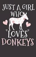Donkey Girl Gift Notebook