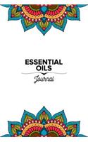 Essential Oils Journal: Aromatherapy Essential Oils Organizer Notebook with Pre-Formatted Blends Recipes (Light Mandala Cover Edition)