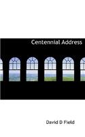 Centennial Address