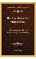 The Foundations Of Mathematics