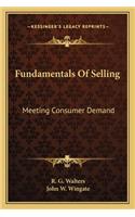 Fundamentals of Selling