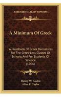 Minimum of Greek