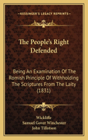 People's Right Defended