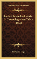 Gothe's Leben Und Werke In Chronologischen Tafeln (1866)