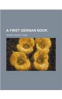A First German Book