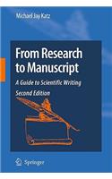 From Research to Manuscript