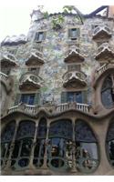 Casa Battlo in Barcelona, Spain Journal: 150 page lined notebook/diary