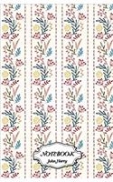 Notebook Journal Dot-grid,graph,lined,blank No Lined - Flower Design: Small Pocket Notebook / Journal / Diary
