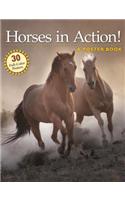 Horses in Action Poster Book