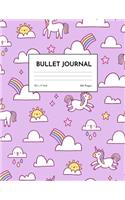 Bullet Journal: Unicorn Dot Grid Notebook - Dotted Note Pad for Kids, Girls, Teens, Tweens, Women - Gifts for Birthday and Christmas - Design 98845