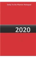 Daily To-Do Planner Notepad 2020