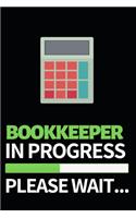Bookkeeper In Progress Please Wait