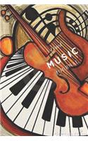 Lined Music Journal