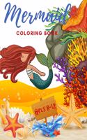 Mermaid Coloring Book Girls 8-12