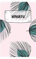 Vanuatu: Dotted Travel Diary Notebook or Journey Dotted Grid Journal - Holiday Trip Pocketbook for Men and Women with Dots