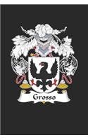 Grosso: Grosso Coat of Arms and Family Crest Notebook Journal (6 x 9 - 100 pages)