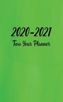 2020-2021 Two Year Planner: Get Organized Monthly Tasks and Appointments