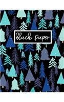 Black Paper Notebook - College Ruled - 8.5x11