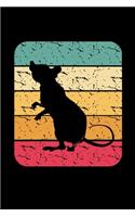 Retro Mouse Rat Silhouette