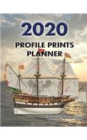 Profile Prints Planner 2020: Spanish Galleon The Sao Martinho 1580. 8.5" x 11" Dated weekly Illustrated planner/ planning calendar for 2020. 2 pages per week. Vintage sailing sh(5 Profile Prints Planners 2020)