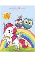 Animales adorables libro para colorear 1 & 2: (Animales Adorables)