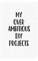 My Over Ambitious DIY Projects