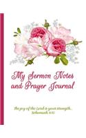 My Sermon Notes and Prayer Journal The joy of the Lord is your strenght... Nehemiah 8