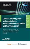Context-Aware Systems and Applications, and Nature of Computation and Communication