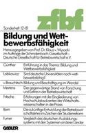 Bildung Und Wettbewerbsfähigkeit