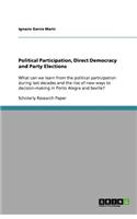 Political Participation, Direct Democracy and Party Elections
