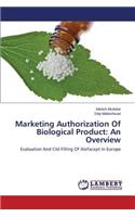 Marketing Authorization Of Biological Product