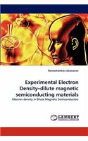 Experimental Electron Density-Dilute Magnetic Semiconducting Materials