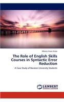Role of English Skills Courses in Syntactic Error Reduction