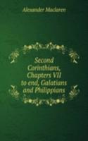 SECOND CORINTHIANS CHAPTERS VII TO END
