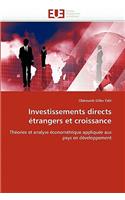 Investissements Directs Étrangers Et Croissance