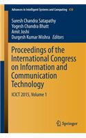 Proceedings of the International Congress on Information and Communication Technology