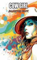 Cow Girl Coloring Book
