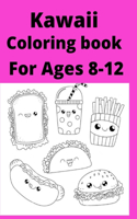 Kawaii Coloring book For Ages 8 -12