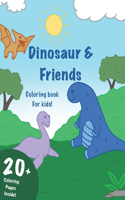 Dinosaur & Friends Coloring Book