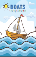 Boat Coloring Book For Kids