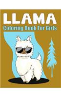 llama coloring books for girls