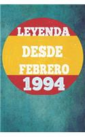 Leyenda Desde Febrero 1994