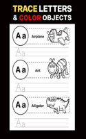 Trace Letters & Color Objects