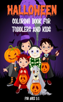 Halloween Coloring Book For Toddlers and Kids