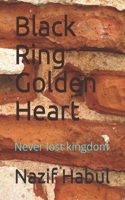 Black Ring Golden Heart